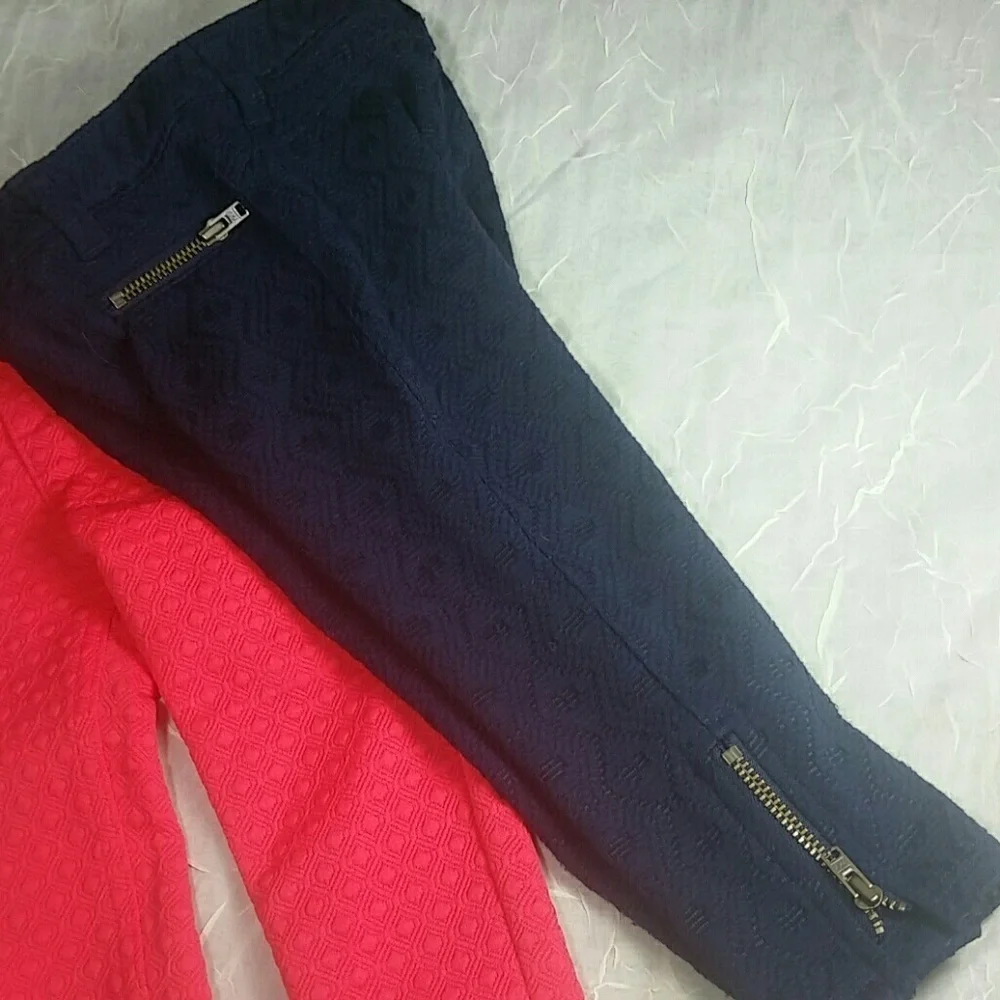 Oshkosh pants knit 2 pair bundle blue red